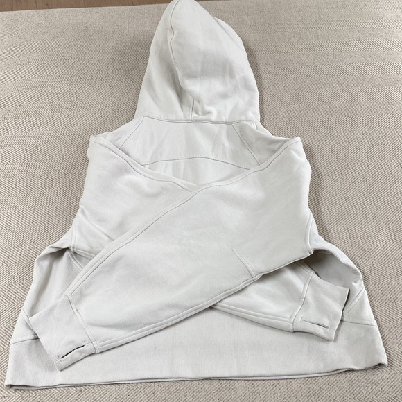 Lululemon Scuba Oversized Half-Zip Hoodie Natural Ivory - Picture 3 of 11